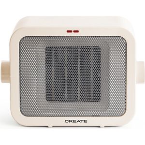 CREATE - WARM BOX - 1500 W keramische ruimteverwarming - Zelfreguleert - Gebroken wit