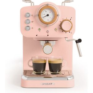 CREATE - Express Koffiemachine - Gemalen koffie - Espresso - Cappuchino - Machiato - Americano - THERA RETRO
