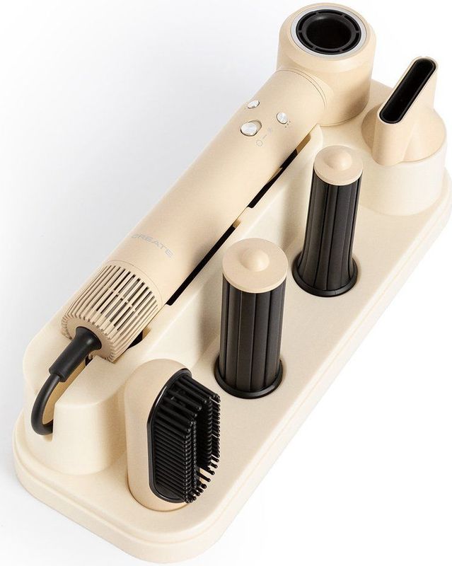 CREATE - ION STYLER PRO - Haardroger met Diffuser - Zand - 5-in-1 Styling