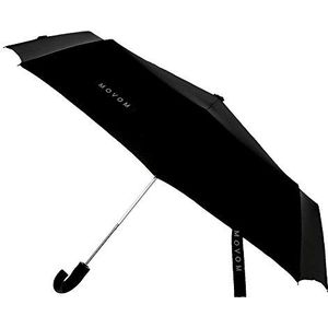 Movom Daryl paraplu, uniseks, zwart, 0 x 27 x 0 cm, zwart, 0 x 27 x 0 cm, automatische vouwparaplu, zwart., Opvouwbare paraplu met dubbele automatische paraplu