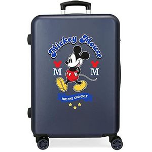 Disney Have a good day Mickey koffer medium blauw 48 x 68 x 26 cm hard ABS sluiting combinatie 70 l 3,7 kg 4 dubbele wielen, Blauw, Kinderen
