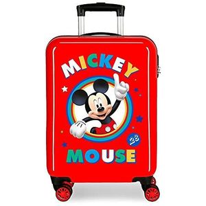 Mickey kinderkoffer, Rood, Handbagage koffer