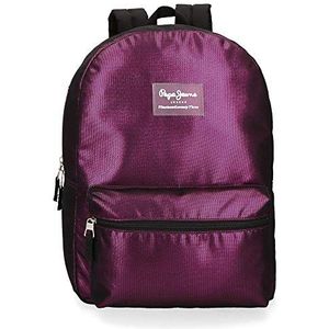 Pepe Jeans Lily rugzak voor 15,6 inch laptop, 32 x 44 x 15 cm, violet, Paars., 32x44x15 cms, Jeugd mode
