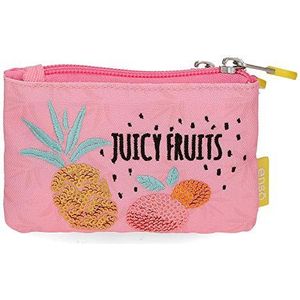 Enso Juicy Fruits portemonnee, meerkleurig, 11,5 x 8 x 2,5 cm, polyester, Meerkleurig, 11,5x8x2,5 cms, Kindermode