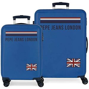 Kofferset Pepe Jeans overlap harde schaal 55-68 cm