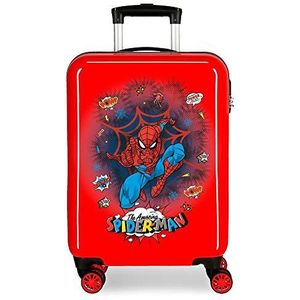 Marvel Handbagagetrolley Spider-man 34 Liter Hardcase Rood