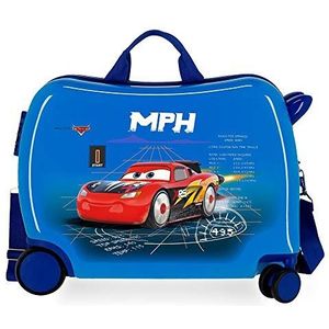 Disney Trolley-koffer Cars Rocket Racing, blauw, Blauw, 50x38x20 cms, koffer voor kinderen