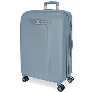 Movon koffer Medium Riga stijf 70 cm lichtblauw