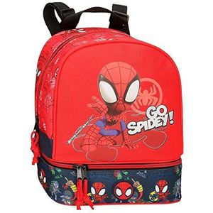 Marvel Go Spidey Kinderrugzak, Rood, Eén maat, lunchtas