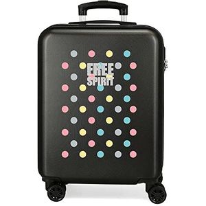 Movon Free Dots koffer met harde schaal, 55 cm