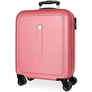 Roll Road Camboya cabinetrolley, roze, 40 x 55 x 20 cm, hard plastic, zijdelings 37 l, 3,08 kg, 4 wielen, handbagage