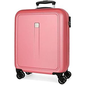 Roll Road Camboya cabinetrolley, roze, 40 x 55 x 20 cm, hard plastic, zijdelings 37 l, 2,78 kg, 4 wielen, handbagage