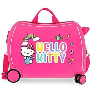 Hello Kitty You are Cute Trolleykoffer, blauw, Roze, Koffer voor kinderen