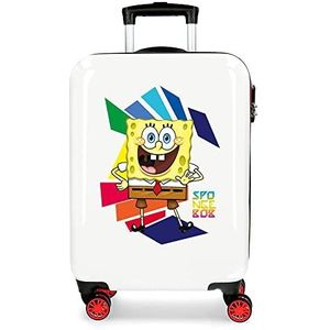 SpongeBob Hello Bob koffer trolley cabine meerkleurig ABS combinatieslot, Veelkleurig., 38x55x20 cms, Koffer van ABS