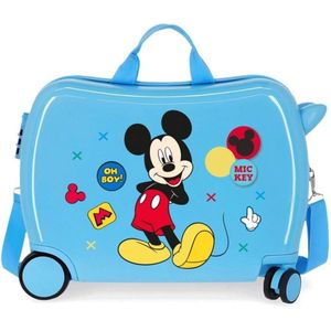 Disney Minnie Enjoy The Day Cabinekoffer, blauw, 50x38x20 cms, Kinderkoffer.