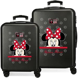 Disney My Pretty Bow handbagage koffer, Zwart, Bagageset