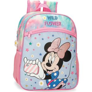 Minnie Mouse flowers rugzak 27x33x11