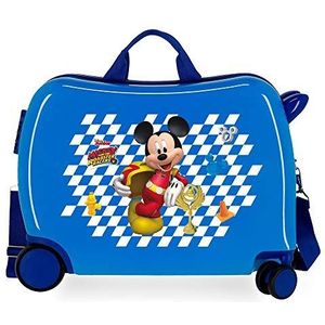 Disney wielen hand bagage, Blauw, 50x38x20 cms, mickey kinderen koffer