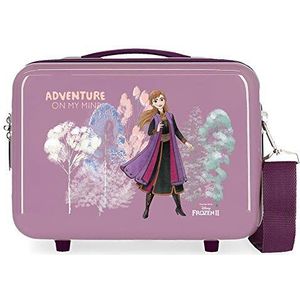 Disney Frozen Adventure Of My Mind Toilettas, personaliseerbaar, 29 x 21 x 15 cm, Mind, Disney Frozen Adventure Of My Mind pennenetui, aanpasbaar, 29 x 21 x 15 cm, hard, ABS, 9,14 l, violet