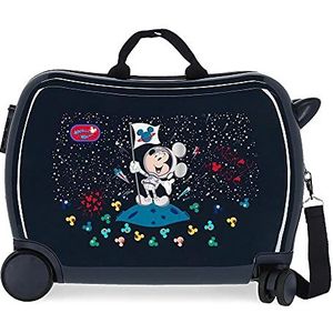 Disney Mickey On The Moon kinderbagage, marineblauw, 50 x 38 x 20 cm, marineblauw, 50x38x20 cms, kinderkoffer