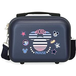 Disney Mickey Denim toilettas 29 x 21 x 15 cm, Marinier, Make-up tas