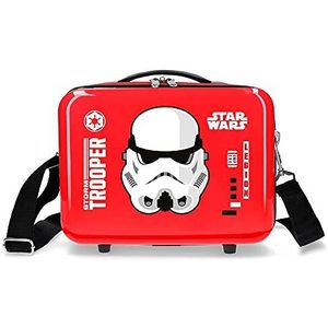 Star Wars Storm toilettas met schoudertas, rood, 29 x 21 x 15 cm, harde schaal, ABS 9,14 l, rood, Rood