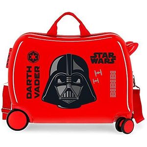 Star Wars Darth Vader kinderkoffer, 50 x 38 x 20 cm, stijf, ABS, zijdelingse cijfercombinatiesluiting, 34 l, 1,8 kg, 4 wielen, handbagage.