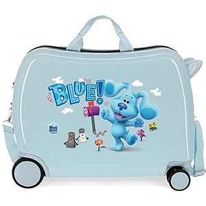 Blue´s Clues Blue´s aanwijzingen en je bagage, Blauw, 50x38x20 cms, Kinderkoffer