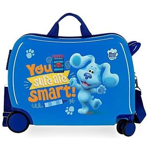 Blue's Clues and You kinderkoffer met 4 wielen, 50 x 38 x 20 cm, blauw, Blauw
