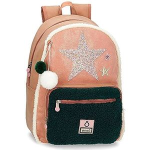 Enso Shine Stars Messenger Bag voor meisjes, Violeta, 22x25x14 cms, Casual rugzak