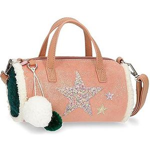 Enso Shine Stars Messenger Bag voor meisjes, roze, 21 x 11 x 11 cm, bowlingtas, roze, 21x11x11 cms, Bowling tas