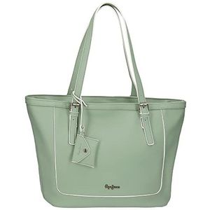 Pepe Jeans Jeny Bagage Messenger Bag voor dames, groen, Eén maat, laptoptas