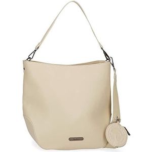 Pepe Jeans Salma Bagage Messenger Bag voor dames, beige, schoudertas, Beige, Sac à bandoulière, schoudertas