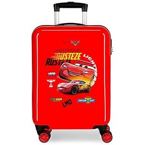 Disney Cars Rusteze Lightyear cabinetrolley, rood, 38 x 55 x 20 cm, hard plastic, zijdelingse combinatiesluiting, 34 l, 2 kg, 4 wielen, handbagage