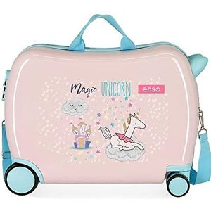 Enso Magic Unicorn koffer, Roze, Koffer voor kinderen