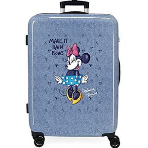 Disney Minnie Make it rain Bows, Blauw, Blauw, Medium Koffer, Blauw, única, Medium koffer