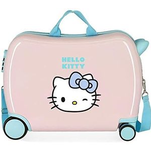 Hello Kitty Wink cabinekoffer, roze, Blauw, Eén maat, kinderkoffer