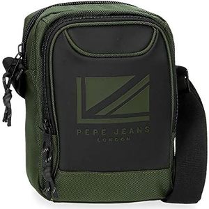 Pepe Jeans Bromley handtas LDN, Groen, middelgrote schoudertas