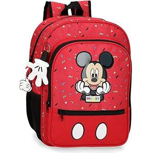 Disney It's a Mickey Thing schoolrugzak, rood, 30 x 38 x 12 cm, polyester, 13,68 l