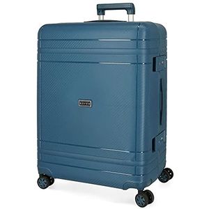 Movom Middelgrote koffer, Blauw, Middelgrote koffer