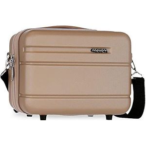 Movomunisex. 5983963 Toilettas Galaxy ABS Aanpasbaar Champagne (OSFA), Beige, Casual, Synthetisch, ABS/polycarbonaat