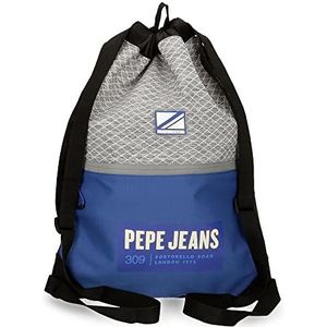 Pepe Jeans Darren rugzak met ritssluiting, blauw, 33 x 44 cm, polyester, Rosa Roja, Rugzak met ritssluiting