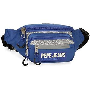 Pepe Jeans Darren heuptas met tas, blauw, 35 x 13 x 5 cm, polyester, Rosa Roja, Riemtas met tas