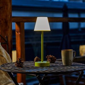 Newgarden Tafellamp Lola Slim; 11x32 cm (ØxH); limoengroen