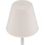 Tafellamp wit incl. LED oplaadbaar met touch dimmer - Renata