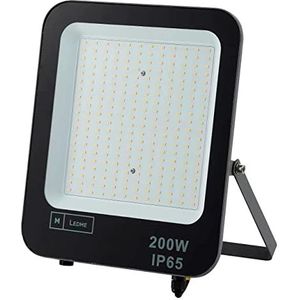 M Ledme - Napoli 200 W LED schijnwerper 24000 lumen IP65 dimbaar neutrale lichtkleur (4500 K) buitenverlichting, gebruik voor tuin, binnenplaats, parkeerplaats, hotel, boten enz.