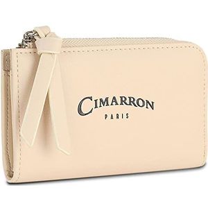 Cimarron - Portemonnee voor dames gemaakt van eco-leer klein van CIMARRON met ritssluiting (met RFID-anti-diefstaltechnologie). Exclusief design 312344, Beige, Chique