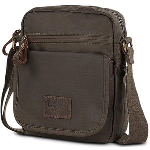 Lois - Crossbody Bag Heren, Schoudertas Dames, Schoudertas, Shoulder Bag Man, Shoulder Bag - Stijlvol en Veelzijdig 307821, Bruine