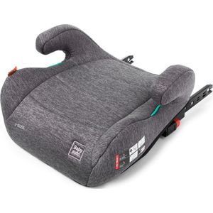 Babyauto Nauna | Stoelverhoger | Zitverhoger | Autozitje | Booster van 7 tot 12 Jaar | 22 tot 36 kg | Grijs