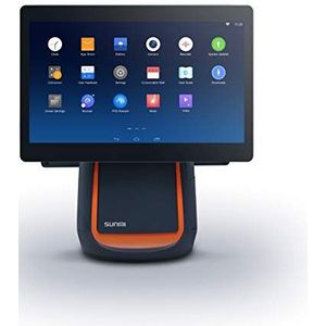 SUNMI Model T2 15 Inch Android Streepjescodelezer met Geïntegreerde Printer